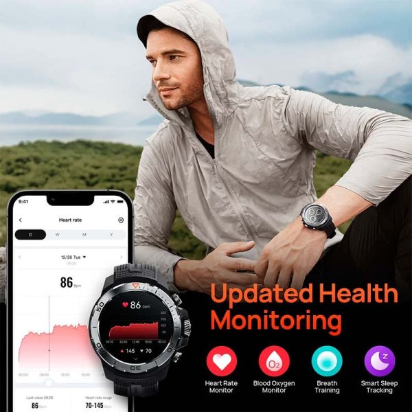 MIBRO GS EXPLORER - SMARTWATCH GPS 47.8MM - BLUETOOTH - 1,32 AMOLED - ÉTANCHÉITÉ - 150+ SPORTS MODE – Image 6
