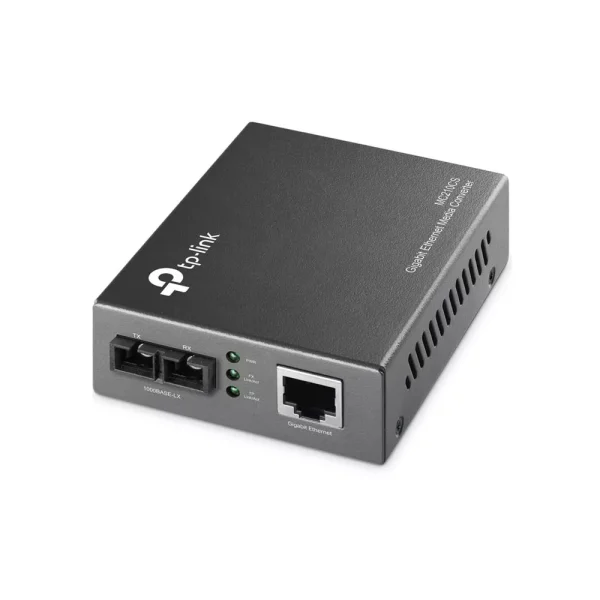 TP-LINK MC210CS - CONVERTISSEUR DE MÉDIA - MONOMODE - 2 PORTS FIBRE OPTIQUE 15 KM TP - 1000 MBPS – Image 2