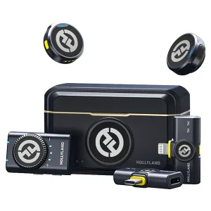 HOLLYLAND LARK M2 MICROPHONE SANS FIL - ULTRA-COMPACT - DSLR CAMÉRA - LARKSOUND - ENC - 1950MAH