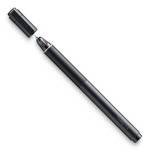 WACOM FINETIP PEN KP13200D - STYLET POUR TABLETTE WACOM - CRAYON DE 0,4 MM - 5 CARTOUCHES - NOIR