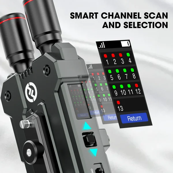 HOLLYLAND MARS 4K - SYSTÈME DE TRANSMISSION VIDÉO SANS FII 4K - 20MBPS - 150M FPS -HDMI & SDI -BLACK – Image 5