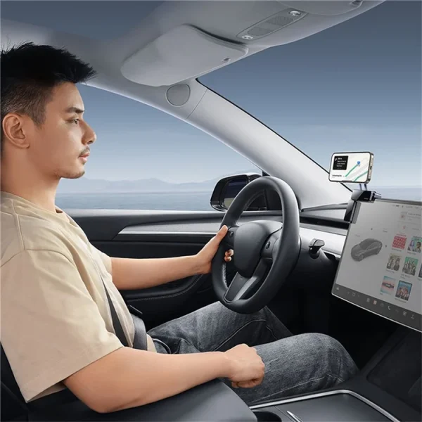 BASEUS MAXVIEW - SUPPORT MAGNÉTIQUE DE TÉLÉPHONE & TABLETTE - ALUMINIUM - ROTATIVE À 150 -RÉGLABLES – Image 9