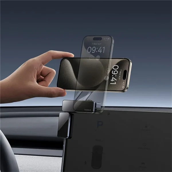 BASEUS MAXVIEW - SUPPORT MAGNÉTIQUE DE TÉLÉPHONE & TABLETTE - ALUMINIUM - ROTATIVE À 150 -RÉGLABLES – Image 10