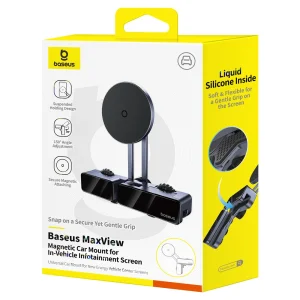BASEUS MAXVIEW - SUPPORT MAGNÉTIQUE DE TÉLÉPHONE & TABLETTE - ALUMINIUM - ROTATIVE À 150 -RÉGLABLES