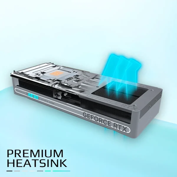 GIGABYTE GEFORCE RTX 5080 AERO OC SFF - 16G GDDR7 -G-SYNC - DLSS 4 - RAY TRACING - HDMI/DP - WHITE – Image 4