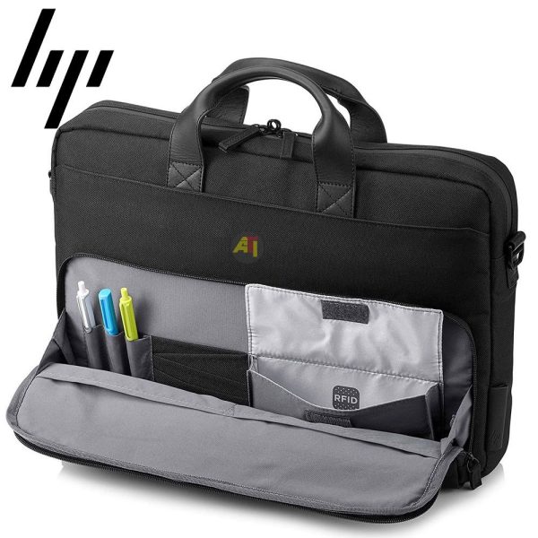 SACOCHE HP ENVY URBAN 15" TOPLOAD - IMPERMÉABLE - QUALITÉ PRÉMIUM - LAPTOP & DOCUMENTS - BLACK – Image 3