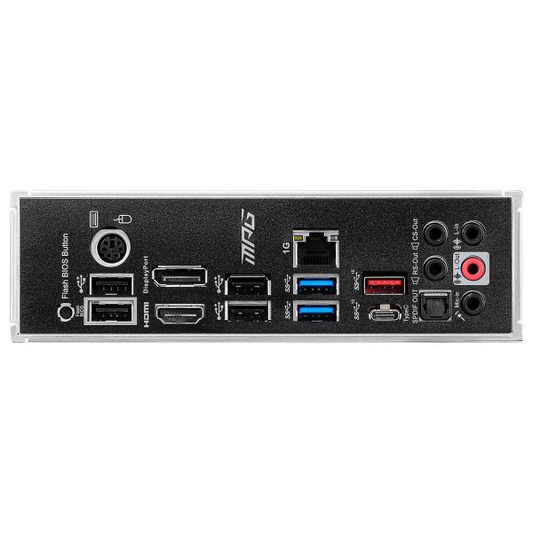 MSI MPG B550 GAMING PLUS ATX - AMD AM4 - 4x DDR4 - SATA 6Gb/s + M.2 - USB 3.1 - PCI-E 4.0 - BLACK – Image 3