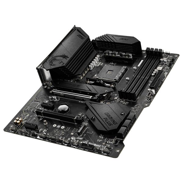MSI MPG B550 GAMING PLUS ATX - AMD AM4 - 4x DDR4 - SATA 6Gb/s + M.2 - USB 3.1 - PCI-E 4.0 - BLACK – Image 6