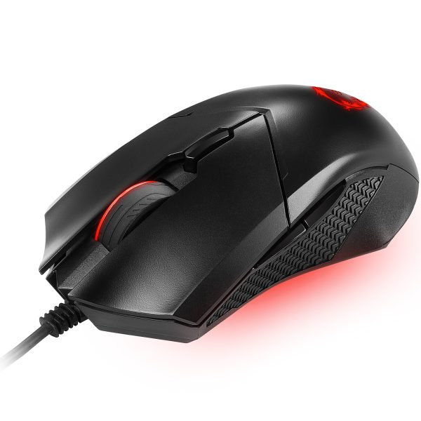 MSI CLUTCH GM08 - SOURIS GAMING FILAIRE AMBIDEXTRE - CAPTEUR OPTIQUE - 4200 DPI - 6 BOUTONS - BLACK – Image 3