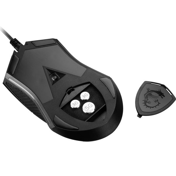 MSI CLUTCH GM08 - SOURIS GAMING FILAIRE AMBIDEXTRE - CAPTEUR OPTIQUE - 4200 DPI - 6 BOUTONS - BLACK – Image 4
