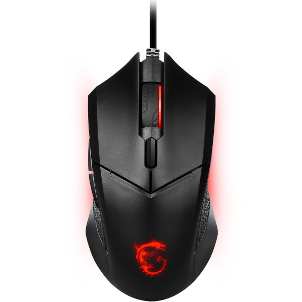 MSI CLUTCH GM08 - SOURIS GAMING FILAIRE AMBIDEXTRE - CAPTEUR OPTIQUE - 4200 DPI - 6 BOUTONS - BLACK – Image 7