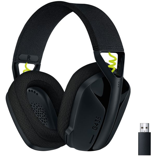 LOGITECH G435 LIGHTSPEED - CASQUE GAMER SANS FIL - BLUETOOTH - ULTRA-LÉGER - MICRO INTÉGRÉ - BLACK – Image 3