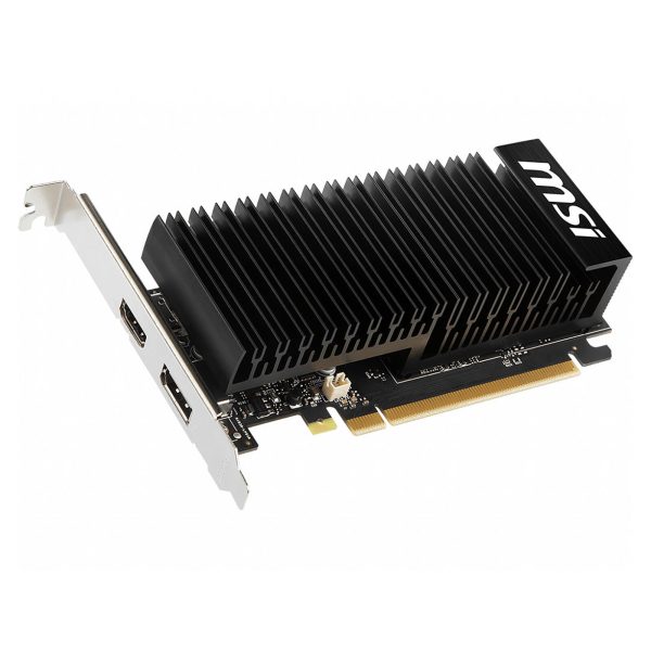 MSI GT 1030 LOW PROFILE OC - 4GB GDDR4 - PCIE 3.0 X16 - 1430 MHZ BOOST - 1X FAN - DP - HDMI - NOIR – Image 5