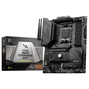 MSI MAG B650 TOMAHAWK WIFI - ATX Socket AM5 - AMD B650 - Wi-Fi 6E - 4x DDR5 -M.2 PCIe 4.0 - LAN 2.5