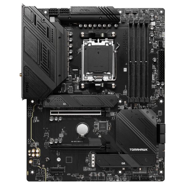 MSI MAG B650 TOMAHAWK WIFI - ATX Socket AM5 - AMD B650 - Wi-Fi 6E - 4x DDR5 -M.2 PCIe 4.0 - LAN 2.5 – Image 2