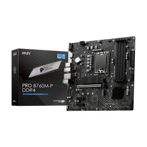 MSI PRO B760M-P DDR4 - MICRO ATX - SOCKET 1700 - 4X DDR4 - M.2 PCIE 4.0 - USB 3.1 - PCIE 4.0 16X -