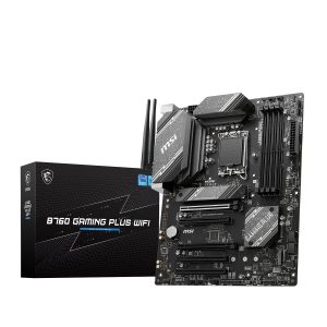 MSI B760 GAMING PLUS WIFI - ATX SOCKET 1700 - INTEL B760 - 4X DDR5 -M.2 PCIE 4.0 -USB 3.1 - WI-FI 6E