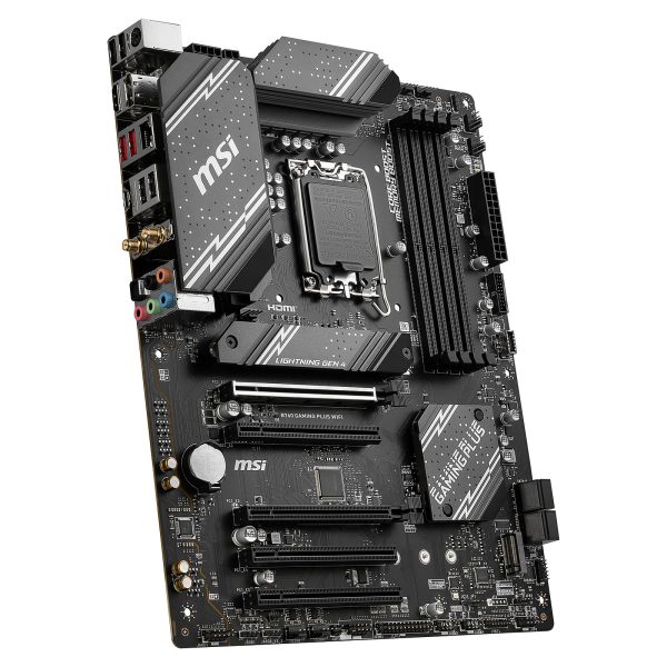 MSI B760 GAMING PLUS WIFI - ATX SOCKET 1700 - INTEL B760 - 4X DDR5 -M.2 PCIE 4.0 -USB 3.1 - WI-FI 6E – Image 3
