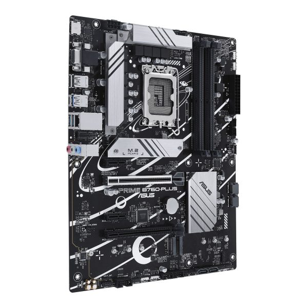 ASUS PRIME B760-PLUS ATX - LGA1700 - 4X DDR5 - M.2 PCIE 4.0 - USB 3.2 - PCI-E 5.0 - LAN 2.5 - BLACK – Image 4
