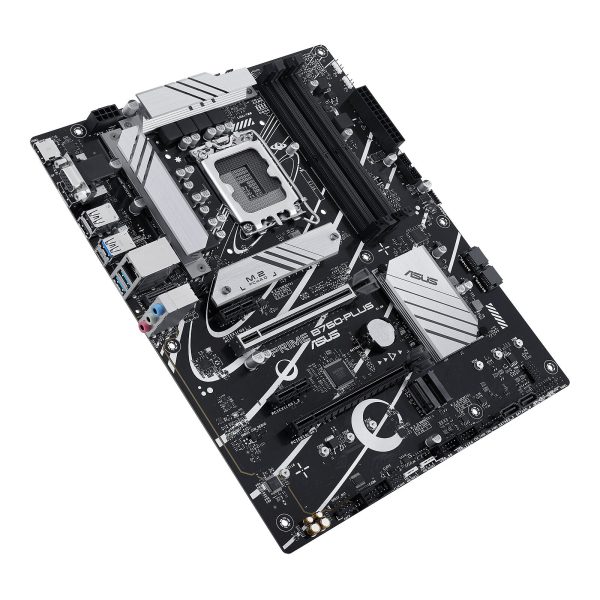 ASUS PRIME B760-PLUS ATX - LGA1700 - 4X DDR5 - M.2 PCIE 4.0 - USB 3.2 - PCI-E 5.0 - LAN 2.5 - BLACK – Image 5