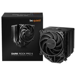 BE QUIET DARK ROCK PRO 5 - AIRCOOLING DUAL VENTILATEUR - ULTRA SILENCIEUX - 270W TDP - BLACK