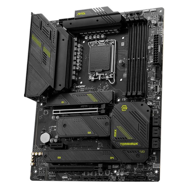 MSI MAG Z790 TOMAHAWK MAX WIFI - SOCKET 1700 - INTEL Z790 - 4XDDR5 - M.2 PCIE 5.0 - WI-FI7 -LAN 2.5 – Image 4