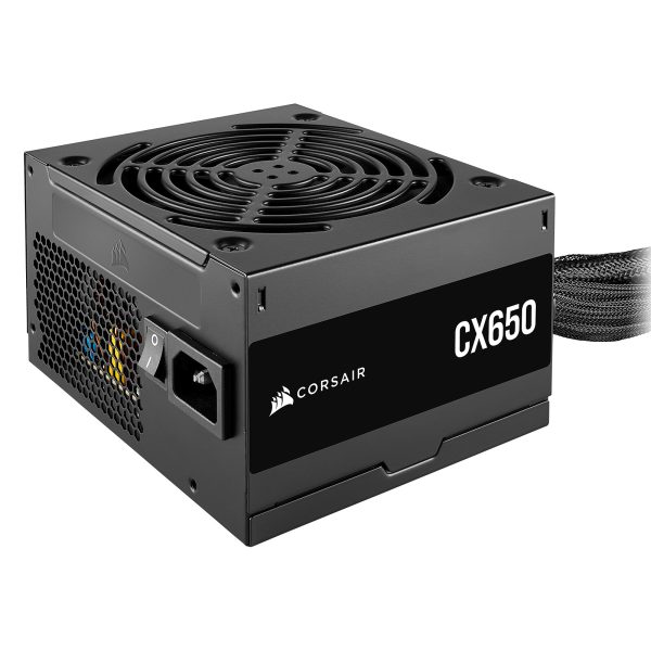 CORSAIR CX650 - ALIMENTATION ATX 650W - 80 PLUS BRONZE - VENTILATEUR 120MM - CÂBLAGE FIXE - BLACK – Image 3