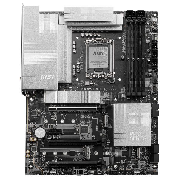 MSI PRO Z890-P WIFI - ATX SOCKET 185 - INTEL Z890 - 4X DDR5 - WI-FI 7 - 9200 MHz -M.2 PCIE 5.0 -LAN5 – Image 3