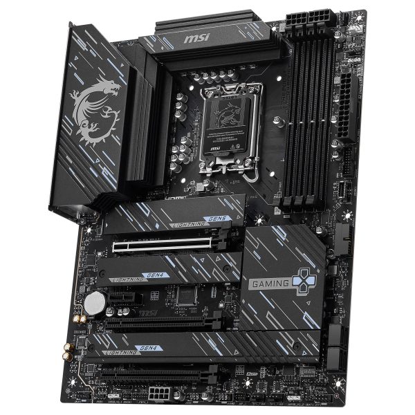 MSI Z890 GAMING PLUS WIFI - ATX SOCKET 1851 - Intel Z890 - 4X DDR5 - M.2 PCIE 5.0 - WI-FI 7 - LAN 5G – Image 4