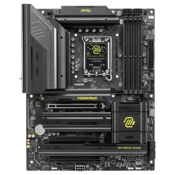 MSI MAG Z890 TOMAHAWK WIFI - ATX SOCKET 1851 - INTEL Z89 - 4X DDR5 - M.2 PCIE 5.0 - WI-FI 7 - LAN 5G – Image 3