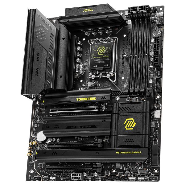 MSI MAG Z890 TOMAHAWK WIFI - ATX SOCKET 1851 - INTEL Z89 - 4X DDR5 - M.2 PCIE 5.0 - WI-FI 7 - LAN 5G – Image 4