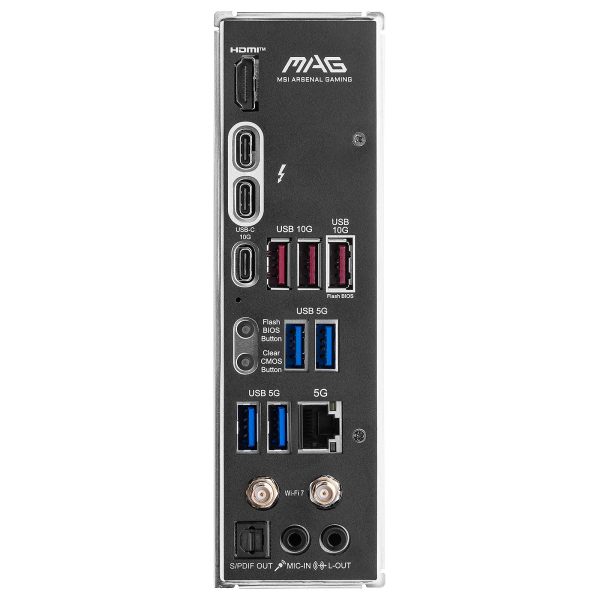 MSI MAG Z890 TOMAHAWK WIFI - ATX SOCKET 1851 - INTEL Z89 - 4X DDR5 - M.2 PCIE 5.0 - WI-FI 7 - LAN 5G – Image 5