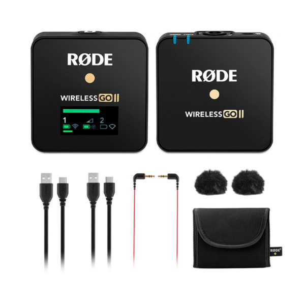 RODE WIRELESS GO II SINGLE - MICROPHONE SANS FIL - PORTÉE 70M - 3,5 mm - PHONES & CAMERA - BLACK – Image 2