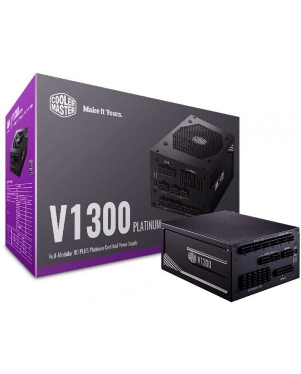 COOLER MASTER V1300 - ALIMENTATION 1300W PLATINUM - FULL MODULAIRE - 80 PLUS - BLACK