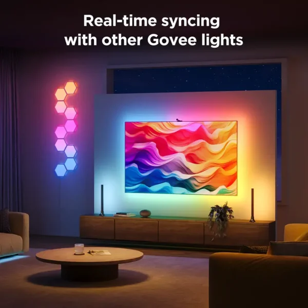 GOVEE SMART TV BACKLIGHT 3S H6098BD1 - WIFI - 55-65" - NETFLIX - GOOGLE ALEXA -RGBW - MUSIC -CAMERA – Image 3
