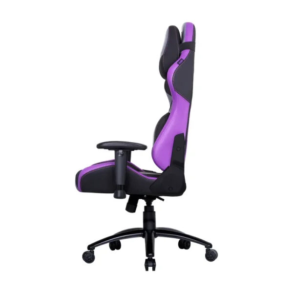 COOLER MASTER CHAISE GAMING CALIBRE R3 - CUIR PU - INCLINABLE 180 - ACCOUDOIRS 2D - 150 KG - PURPLE – Image 4