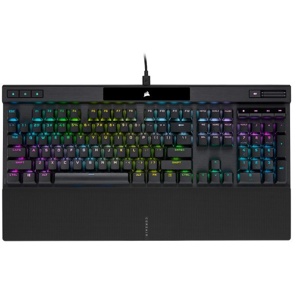 CORSAIR K70 PRO RGB - CLAVIER MECHANIQUE - CHERRY MX SPEED SILVER - ANTI-GHOSTING - 8000HZ - BLACK – Image 7