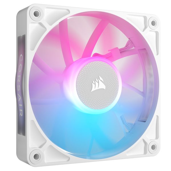 CORSAIR RX120 RGB EXPANSION - VENTILATEUR 120 MM - 8LED ARGB - ICUE LINK - 2 000 RPM - 12V - WHITE – Image 5