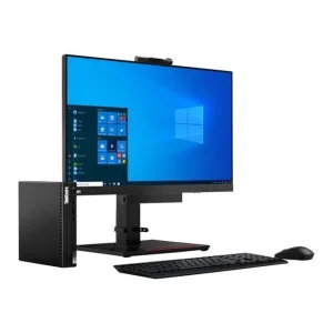 LENOVO THINKCENTRE M75Q GEN 5 - RYZEN 5 PRO 8500GE -16GB - 512GB + ÉCRAN THINKCENTRE TIO 24" - BLACK
