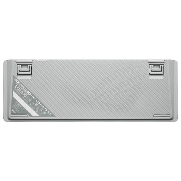 ASUS ROG FALCHION RX LOW PROFILE - CLAVIER GAMING - USB - BLUETOOTH - 2.4 GHZ - RGB AURA - WHITE – Image 3