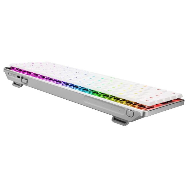 ASUS ROG FALCHION RX LOW PROFILE - CLAVIER GAMING - USB - BLUETOOTH - 2.4 GHZ - RGB AURA - WHITE – Image 6