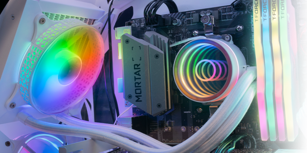 WATERCOOLING MARS GAMING ML-ONE120- MULTI SOCKET- TDP 200W- INFINITY MIRROR- FRGB SILENT FAN- PINK – Image 2
