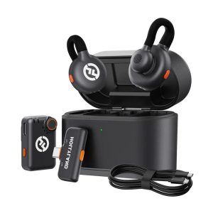 HOLLYLAND LARK M2S COMBO - MICROPHONE SANS FIL - ULTRA-C - 2TX + 1RX + RX CAMERA - 2,4 GHZ - BLACK