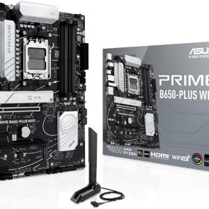 ASUS PRIME B650-PLUS WIFI - ATX AM5 AMD - 4X DDR5 - M.2 PCIE 5.0 - USB 3.1 -WiFi 6E - PCI-E 4.0 16X