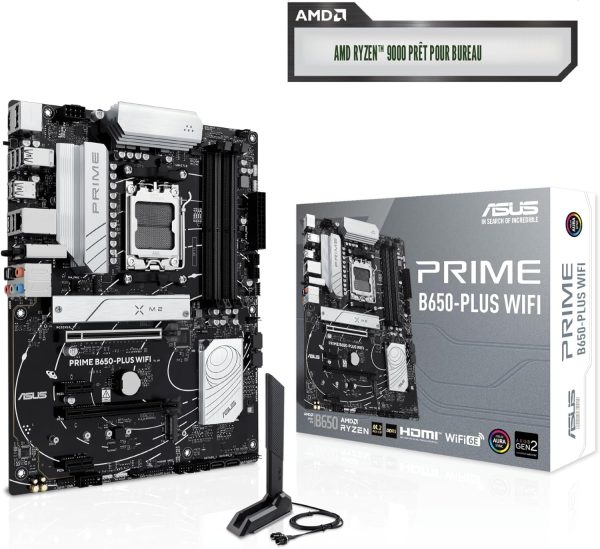 ASUS PRIME B650-PLUS WIFI - ATX AM5 AMD - 4X DDR5 - M.2 PCIE 5.0 - USB 3.1 -WiFi 6E - PCI-E 4.0 16X – Image 5