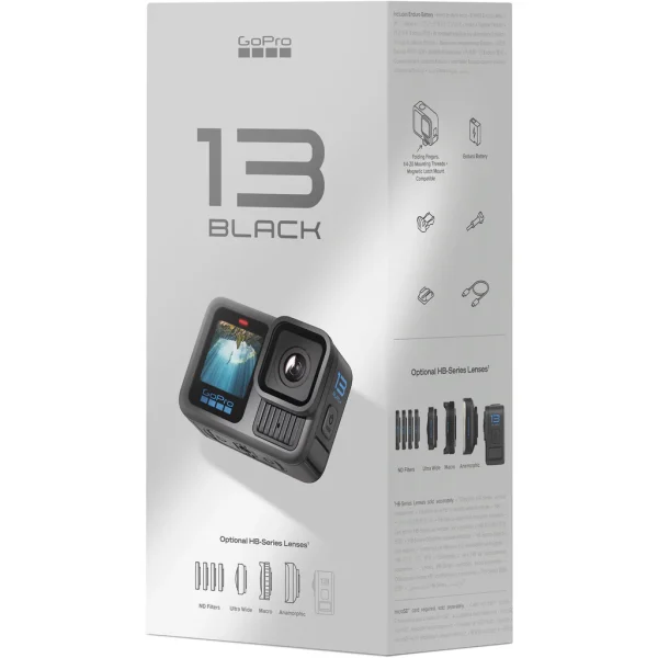 GOPRO HERO 13 BLACK 5.3K - 27.13 MP - WI-FI - BLUETOOTH - SMOOTH 6.0 - RALENTI 8X -2 ECRAN - ÉTANCHE – Image 4