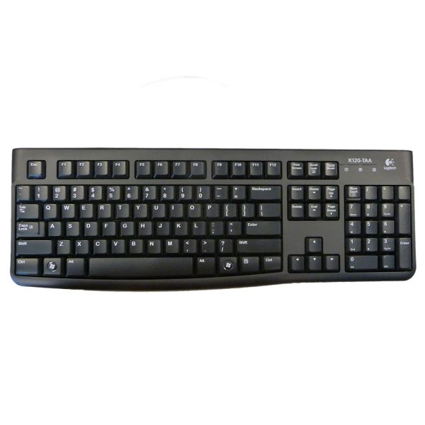 LOGITECH MK120 - COMBO CLAVIER + SOURIS FILAIRE USB, CONFORTABLE, RÉSISTANT, PLUG & PLAY - BLACK – Image 5
