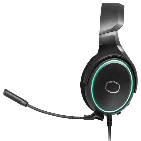 COOLER MASTER MH650 - CASQUE-MICRO FILAIRE -GAMING -CIRCUMAURAL - VIRTUEL 7.1 -FLEXIBLE - USB - RGB – Image 6