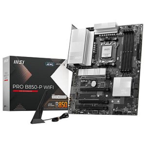 MSI PRO B850-P WIFI - ATX Socket AM5 - 4x DDR5 - M.2 PCIe 5.0 - USB3.1 - PCIE 5.0 - Wi-Fi 7 -BLACK