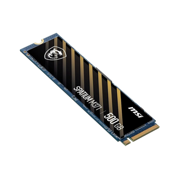 MSI SPATIUM M371 500Go - SSD NVMe M.2 Gen3x4 - 2000 Mo/s - 480TBW - NAND 3D - BLACK – Image 4